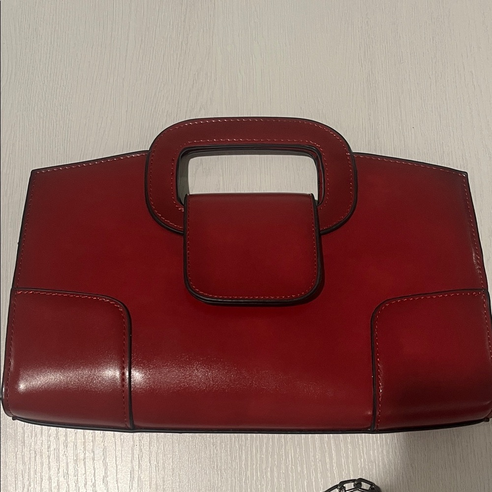 Elegant Red Handbag